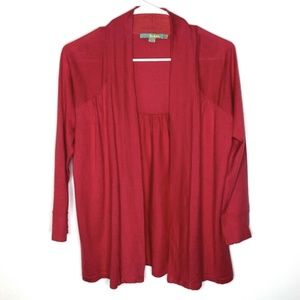 Boden Cardigan Pink Long Sleeve Cashmere Blend Open Front Lightweight Size 4